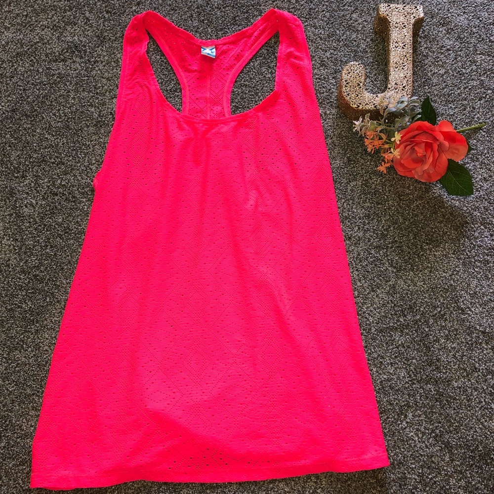Hot Pink Lace Old Navy Workout Tank- Size XXL